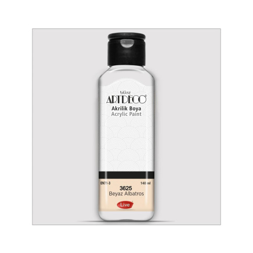 ARTDECO AKRİLİK BOYA 140 ML ROMANTİK BEYAZ